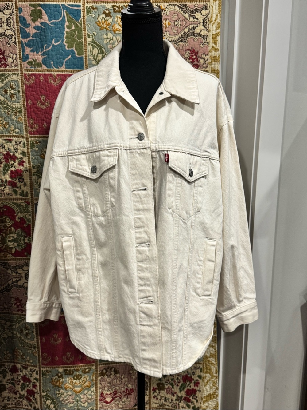Levi's Off-White Denim Trucker Jacket